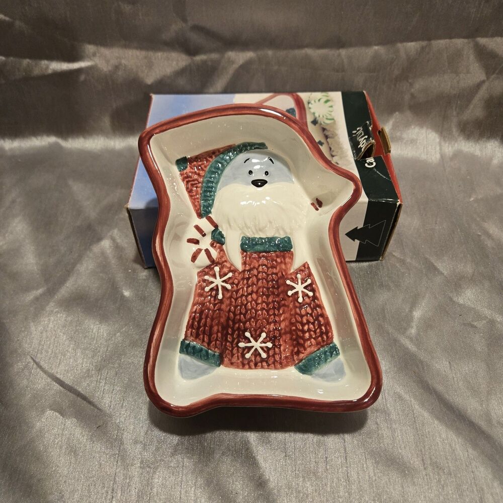 St Nicholas Square 1999 Walrus In Sweater Candy Dish